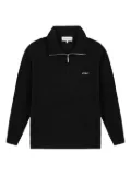 Maison Labiche amour half-zip wool sweater - Black