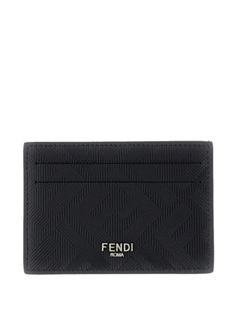 FENDI FF motif card holder Zwart