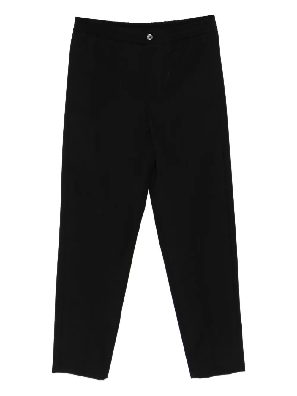 Emporio Armani elastic-waist pants | Black | Image 1