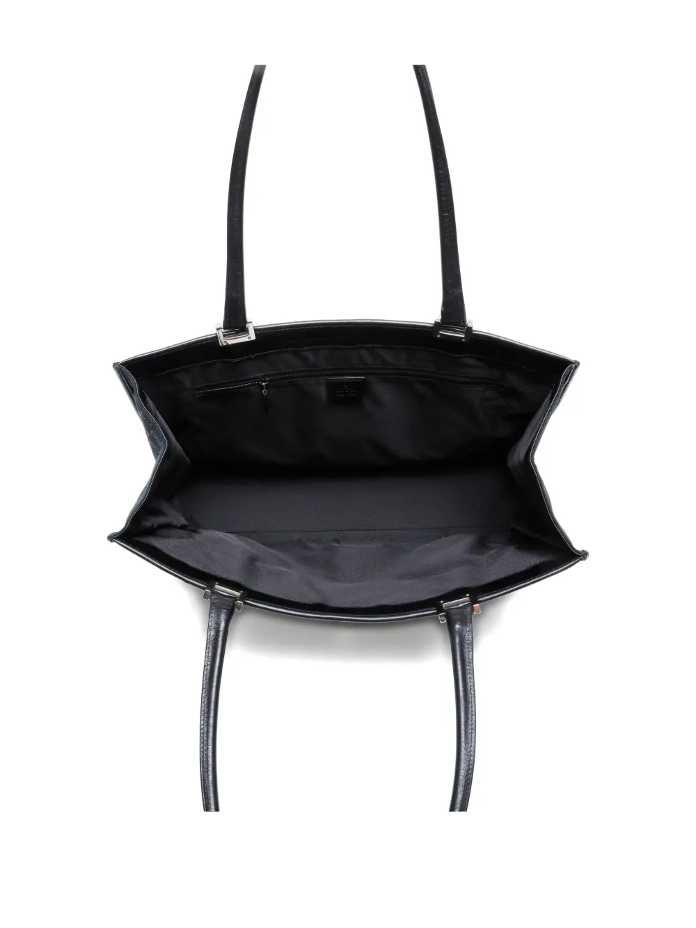 Pre-owned Gucci 1980-1990 Jackie Gg Tote Bag In Black
