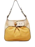 Gucci Pre-Owned 1990-2010s bamboo-buckle shoulder bag - Yellow