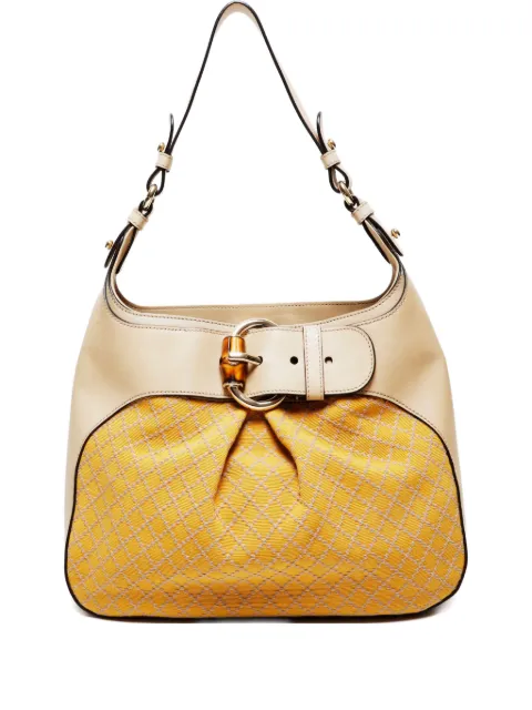 Gucci Pre-Owned  1990-2010s bamboo-buckle shoulder bag