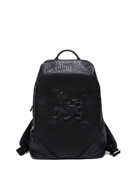 MCM Pre-Owned 2000-2024 embossed-leather backpack