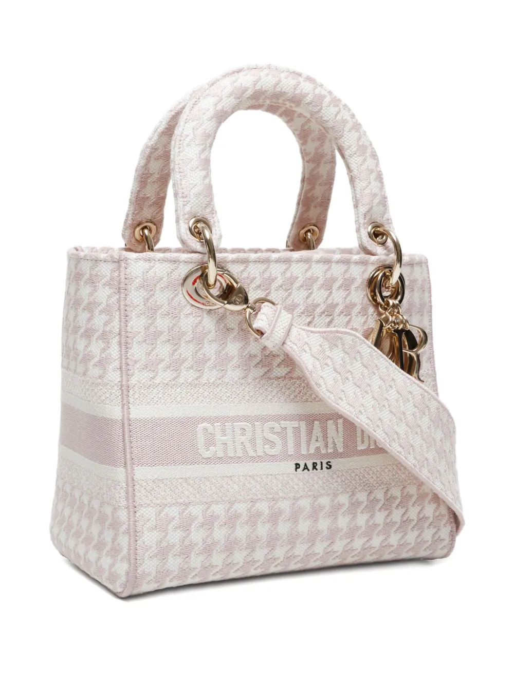 Pre-owned Dior 2020 Medium D-lite Tote Bag In Pink