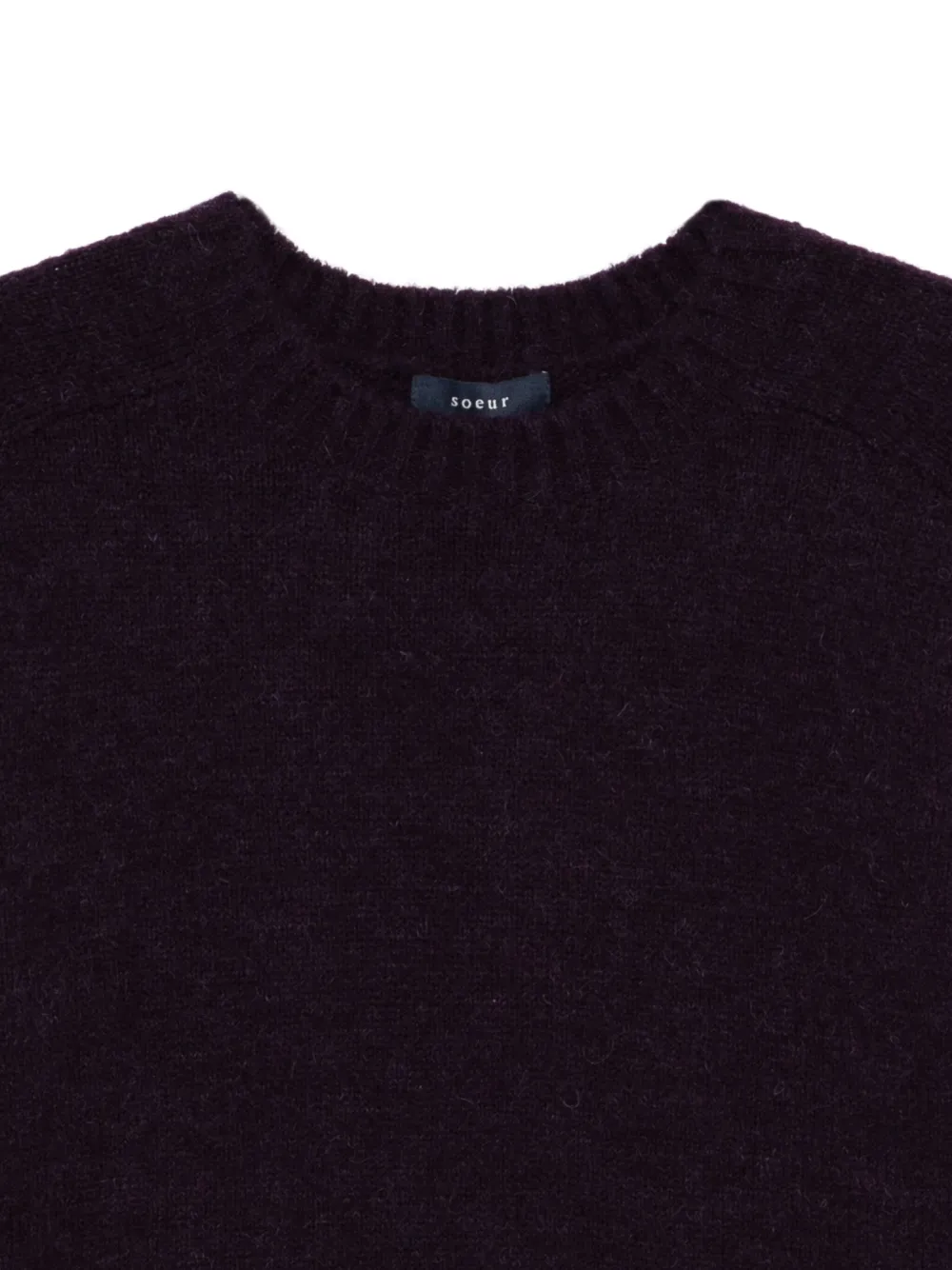 Soeur Trui met ronde hals Paars