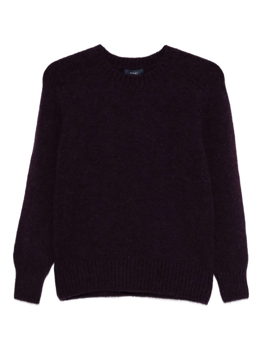 Soeur crew-neck sweater | Purple | Image 1