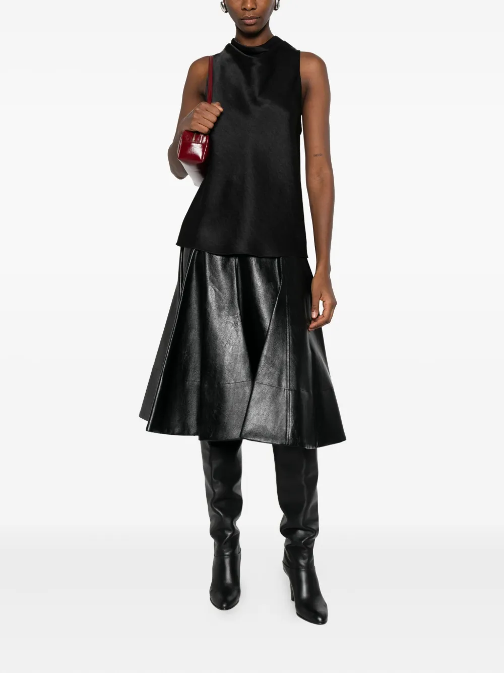 Vince cowl-neck sleeveless top | Vests & Tank Tops | Image 2