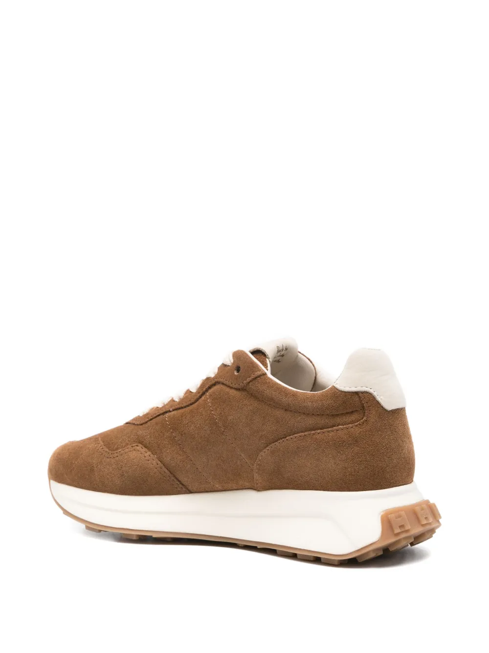 Hogan suede leather sneakers Brown