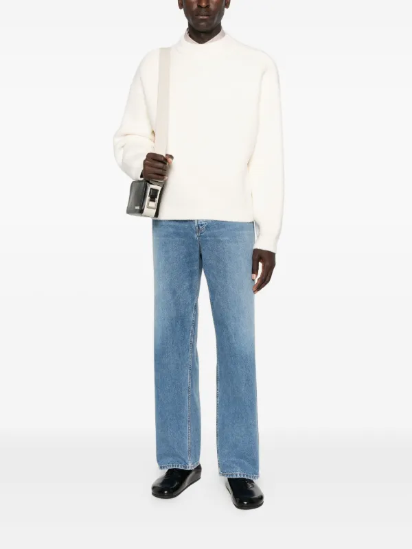 Jacquemus round-neck Sweater | White | FARFETCH