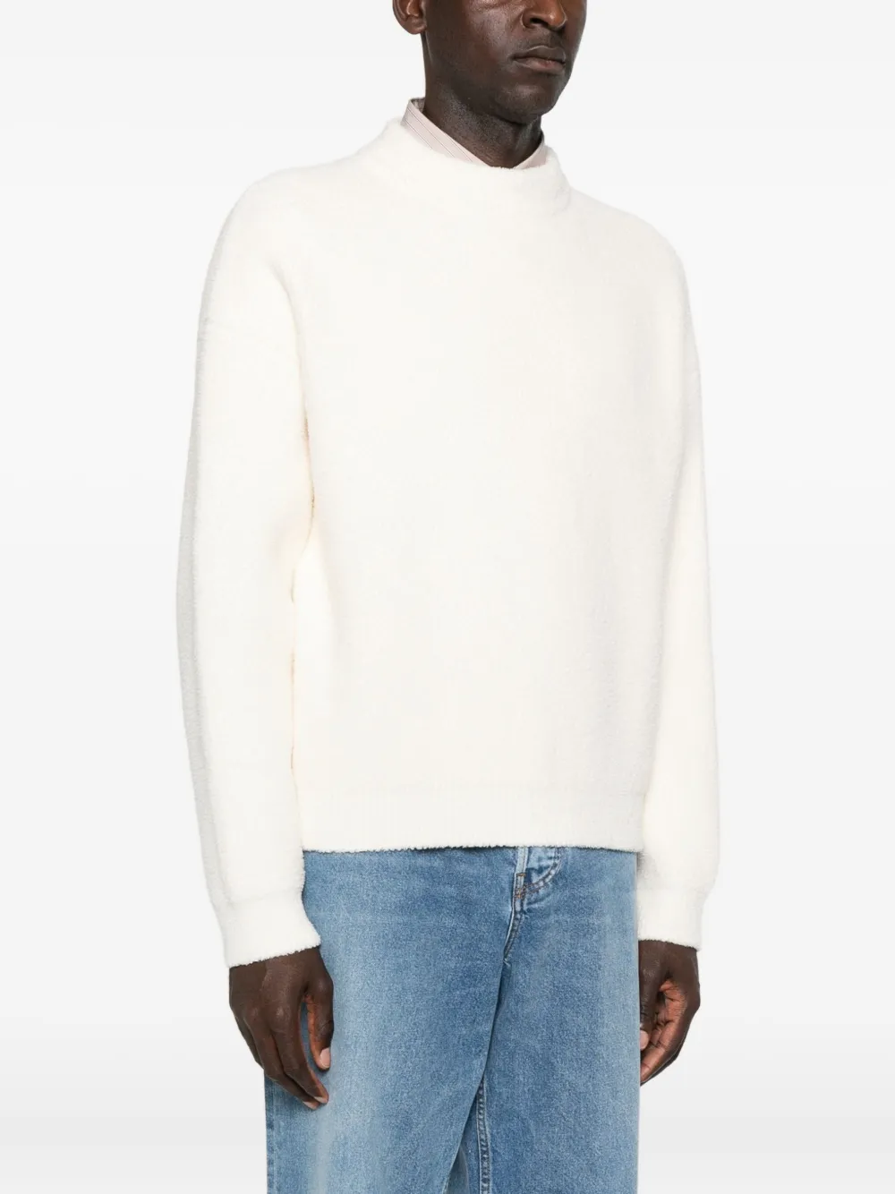Jacquemus Sweater met ronde hals Wit