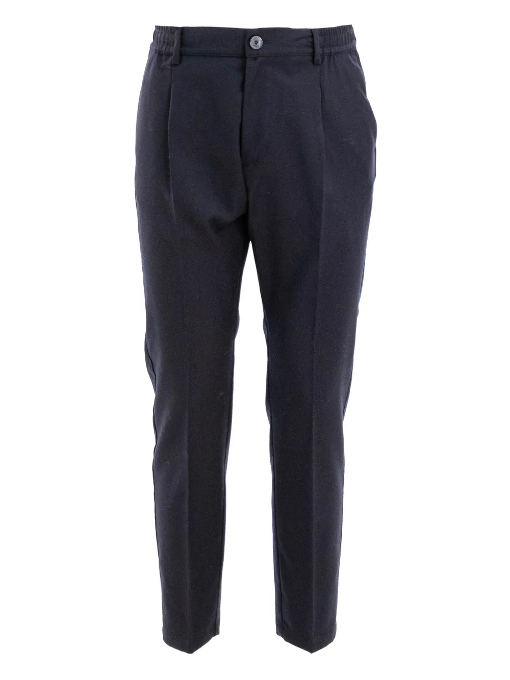 Cruna Pleated-front Trousers In Black