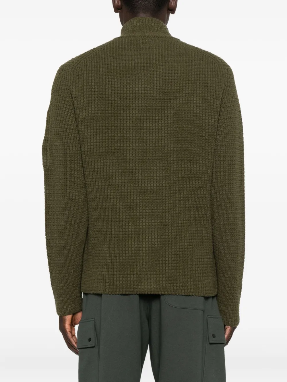 C.P. Company Vest met logodetail Groen