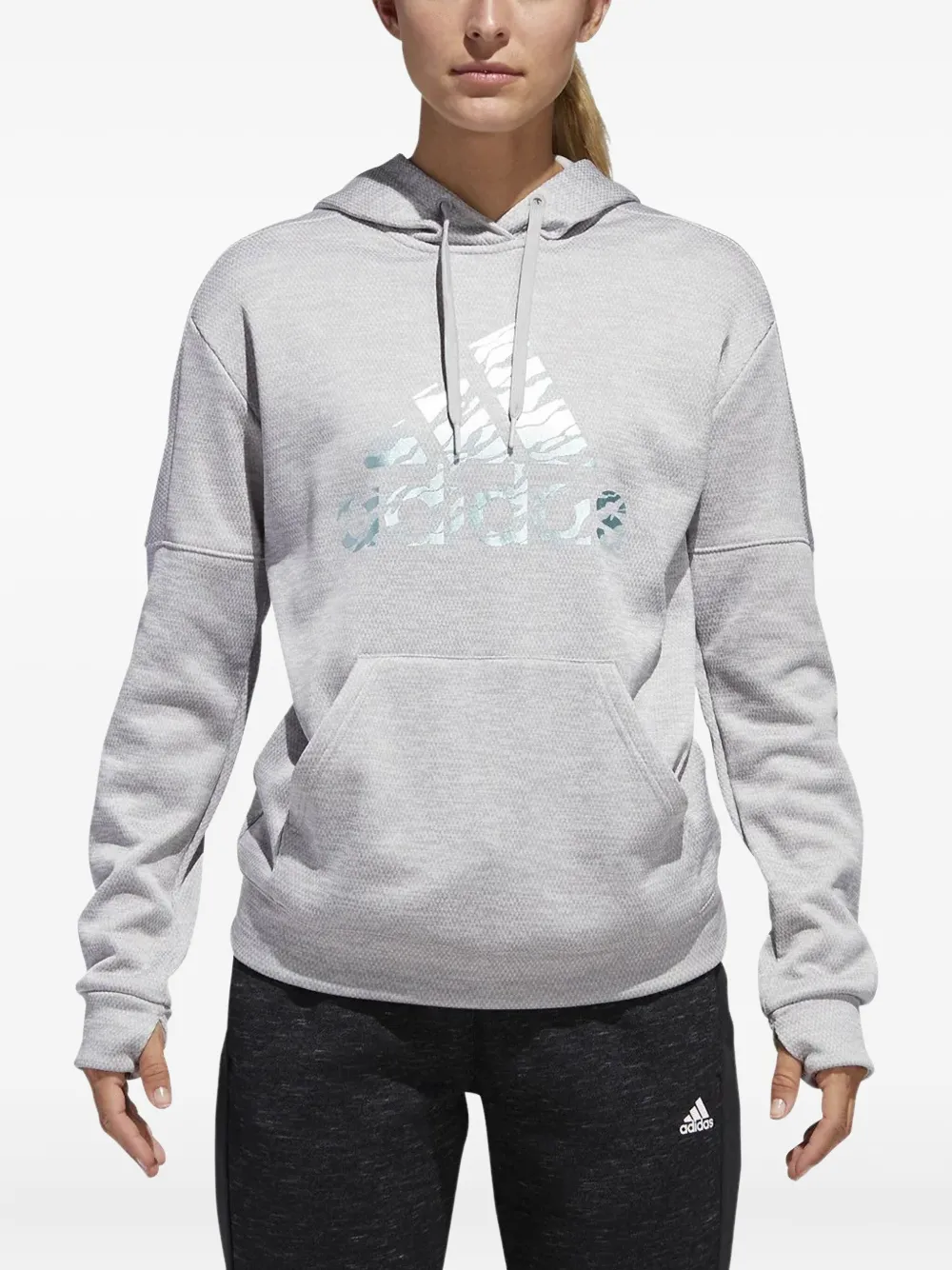 adidas Athletics Badge Of Sport hoodie | Grey | Image 1