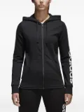 adidas Essential Linear full-zip hoodie - Black