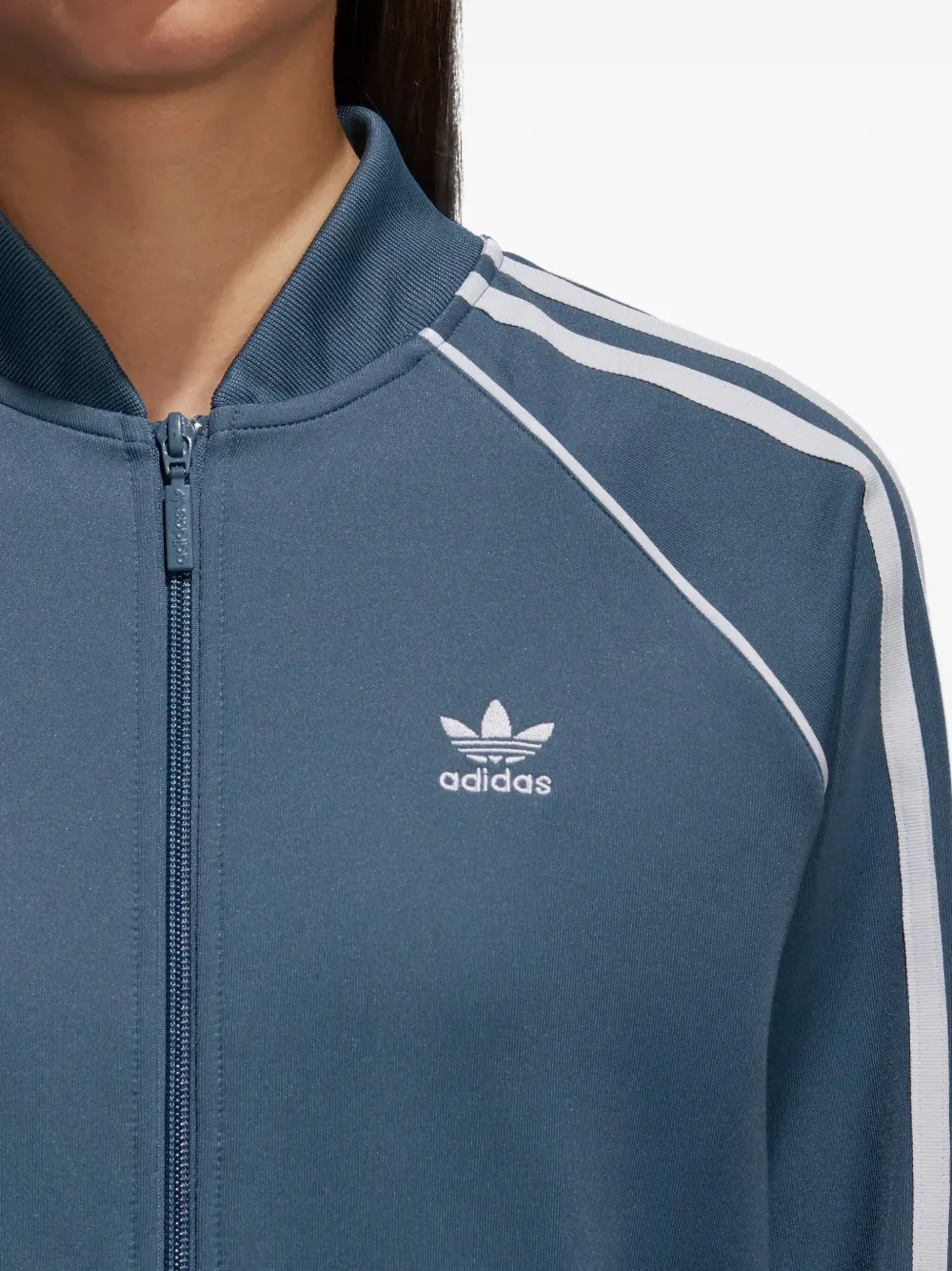 adidas Stadium Superstar "Dark Steel/White" track jacket | Performance Track Jackets | Image 2