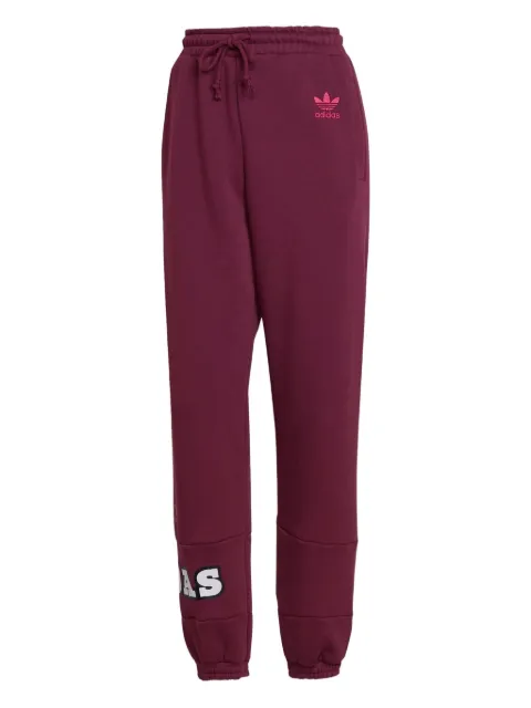 adidas logo-embroidered track pants