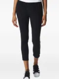 adidas three-stripe panel trousers - Black