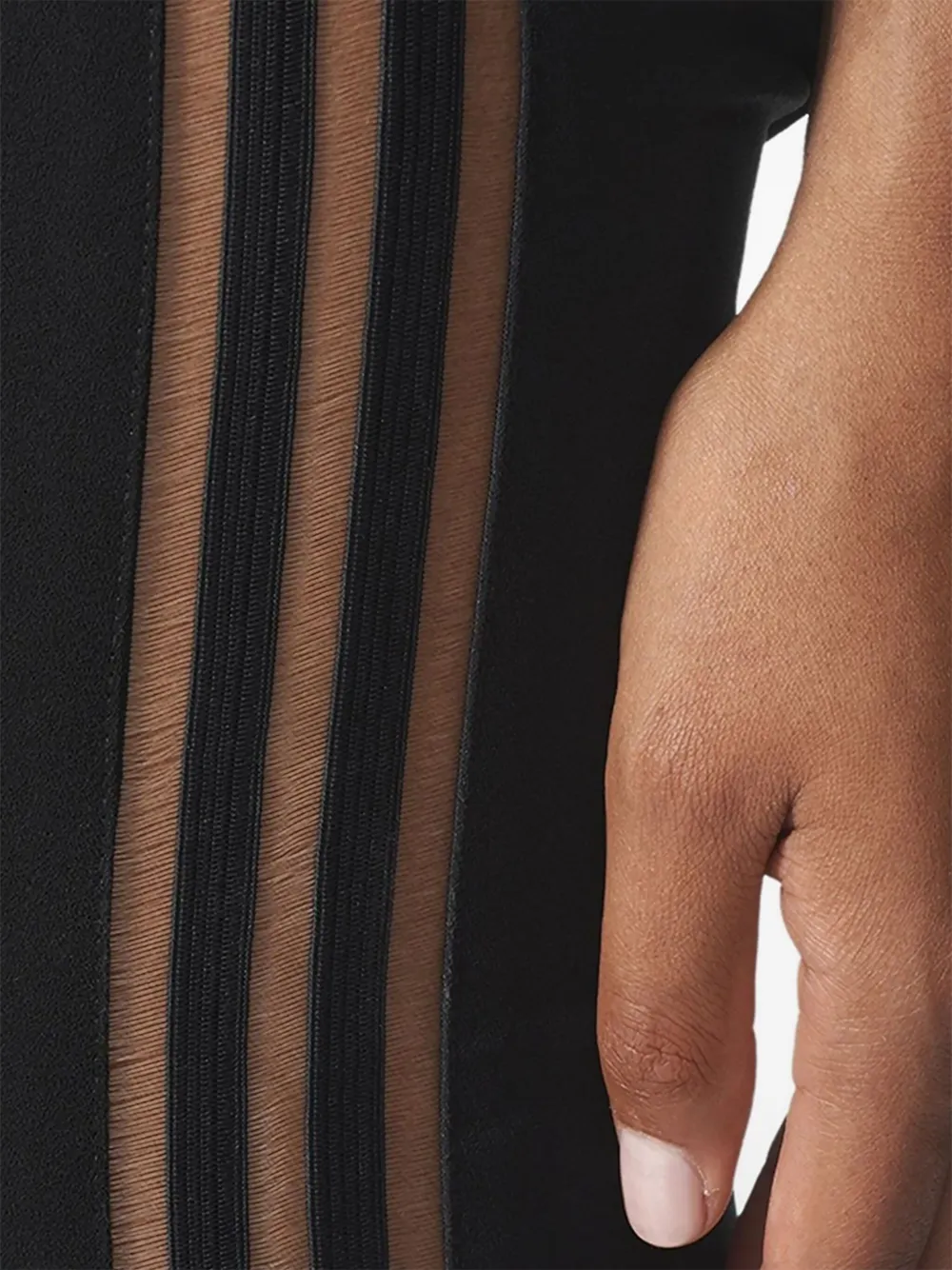 adidas three-stripe panel trousers | Skinny Pants | Image 2