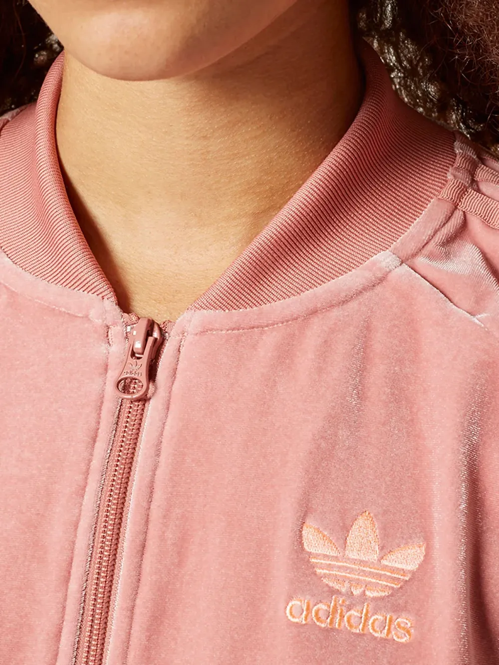 adidas Stadium Velvet Vibes "Raw Pink" track jacket | Performance Track Jackets | Image 2