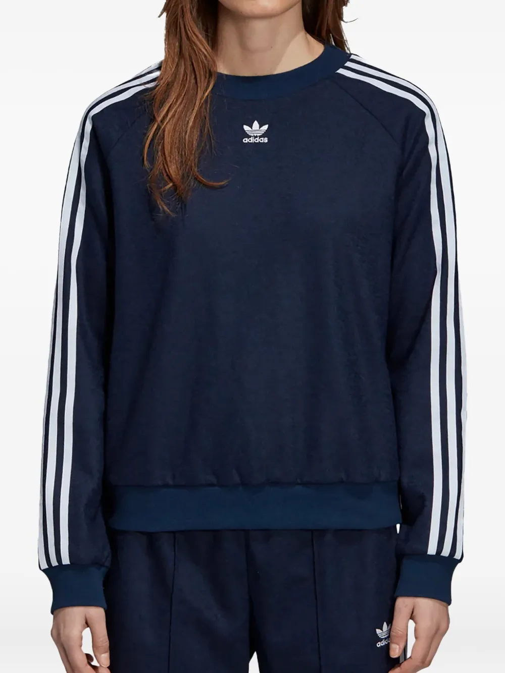 Adidas Originals Originals Trefoil Sweatshirt In Blue