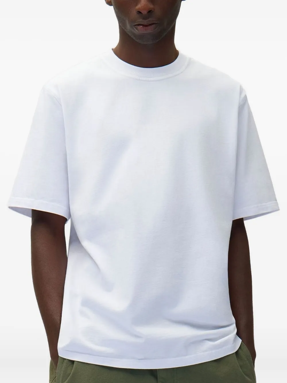 Arte Antwerp Diels Scribble Heart-hands Cotton T-shirt In White