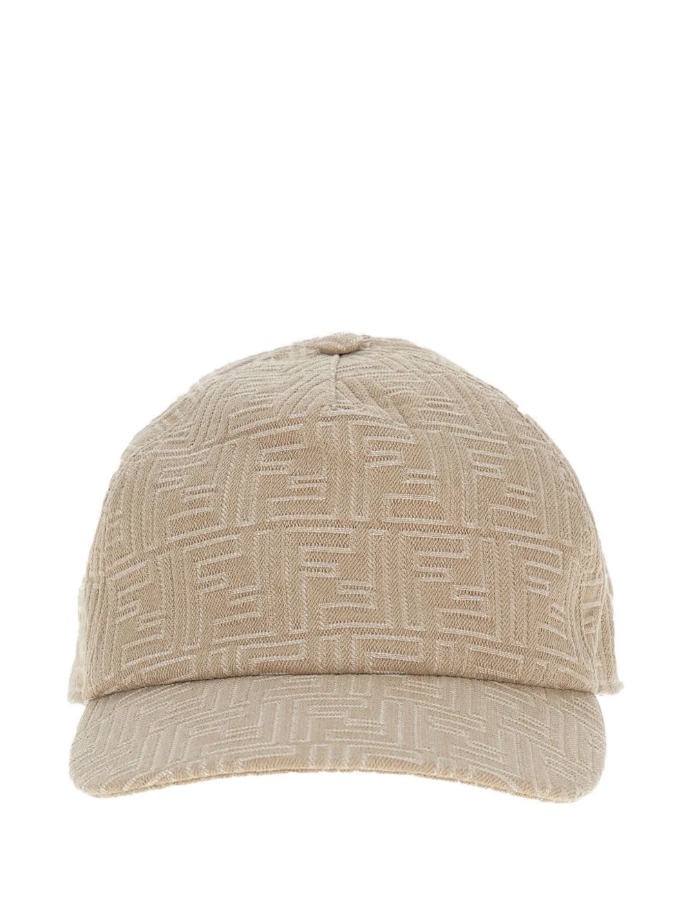 FENDI FF motif baseball cap Beige