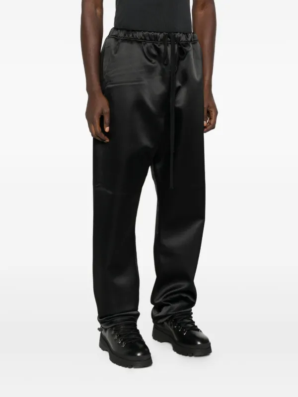 FEAR OF GOD ESSENTIALS サテン パンツ | ブラック | FARFETCH JP
