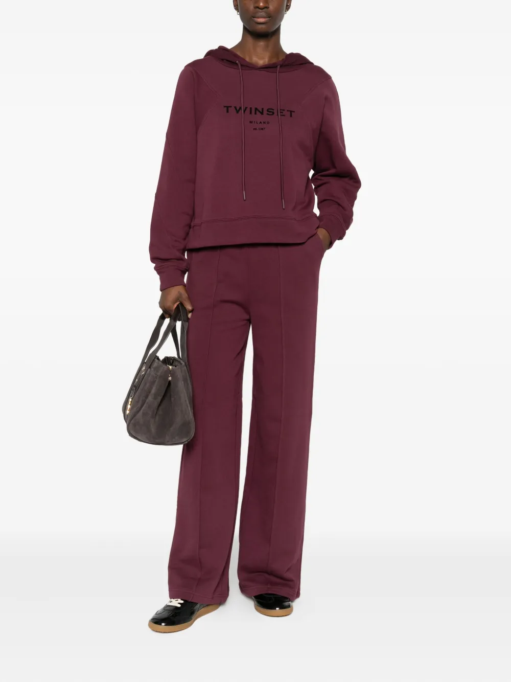 TWINSET cotton tracksuit - Rood