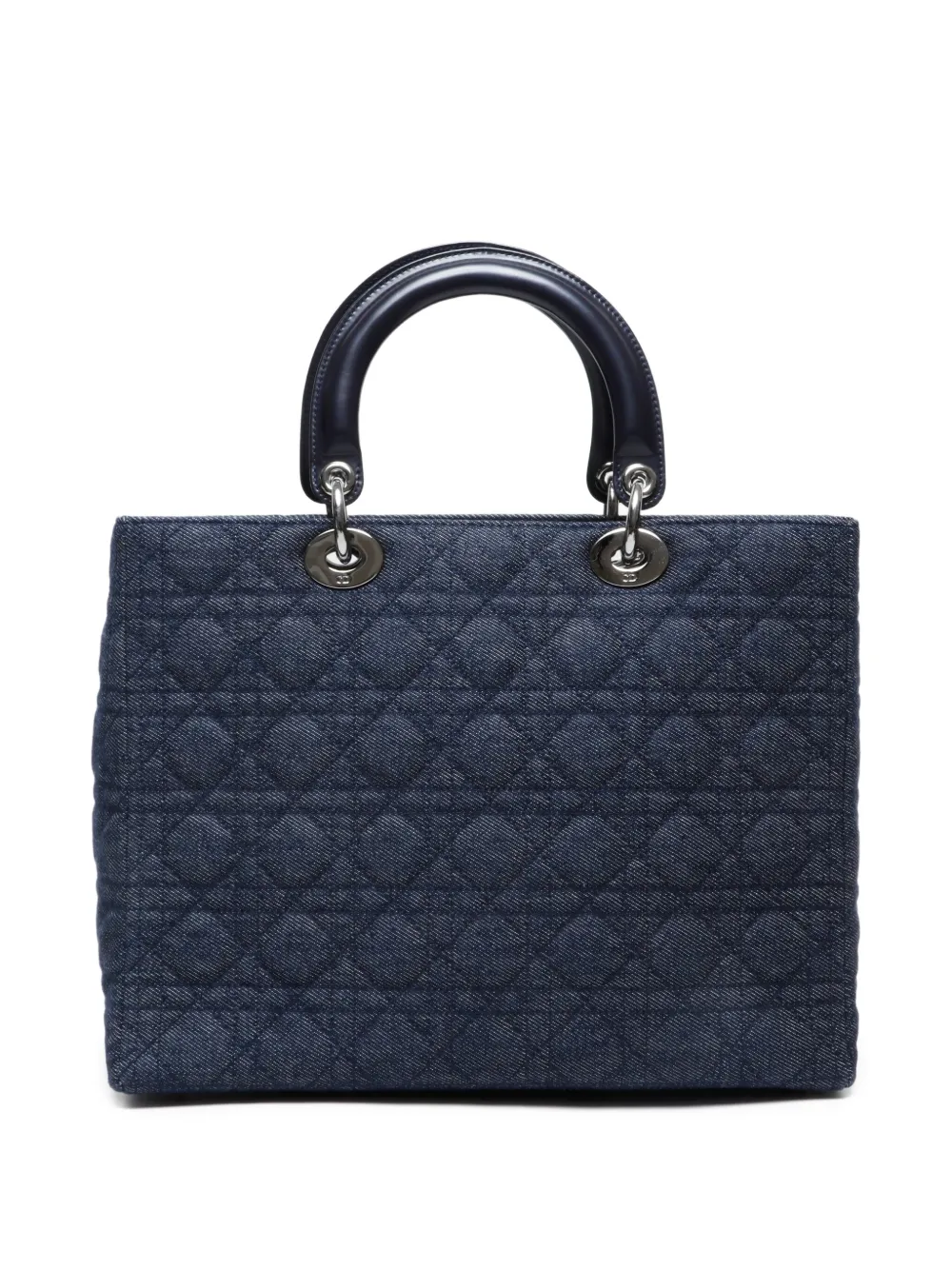 Christian Dior Pre-Owned 2000-2010 large denim Lady tote bag | Pre-Owned | Image 2