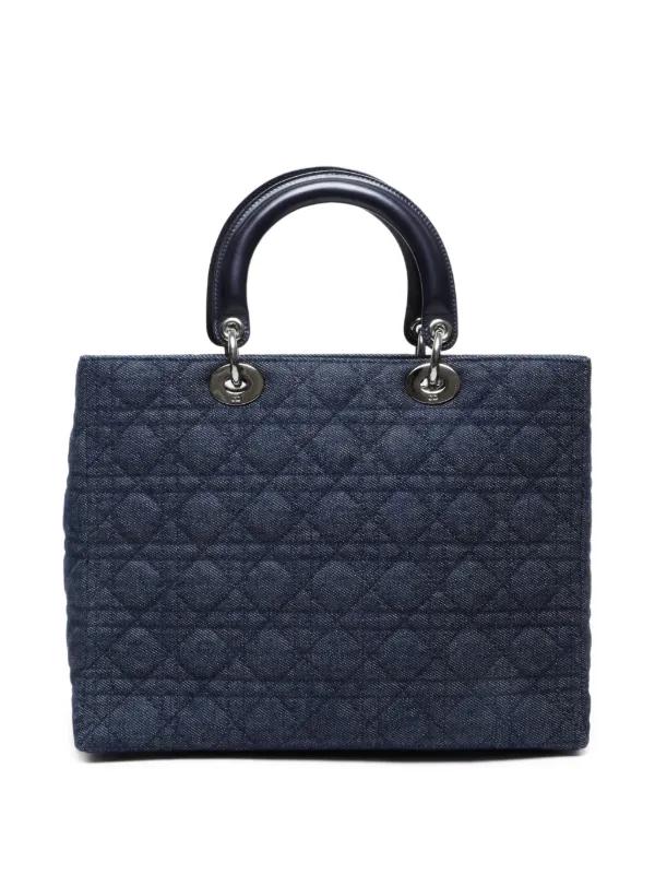 Christian Dior デニムハンドバッグ２個セット Christian Dior デニムハンドバッグ2個セット