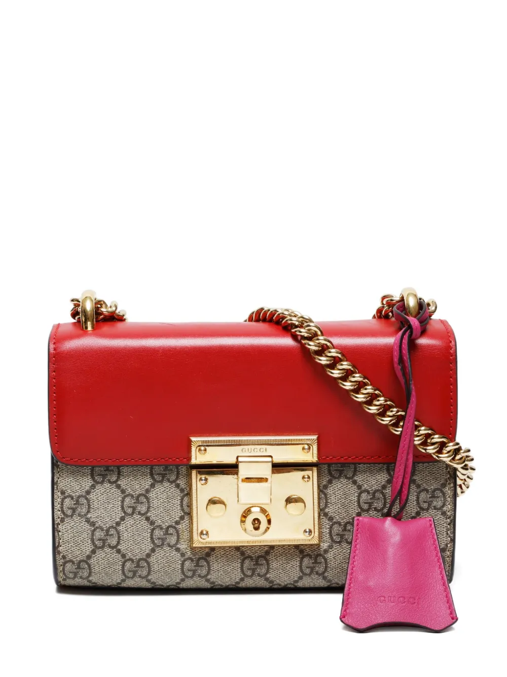 Gucci Pre-Owned 2000-2020s Padlock shoulder bag | Neutrals | Image 1