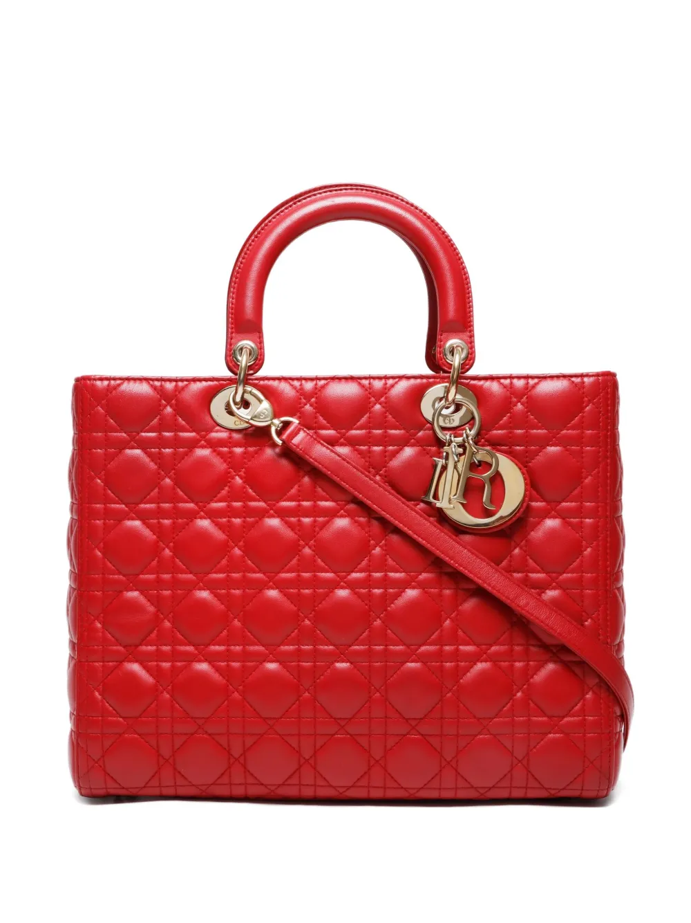 Christian Dior Pre-Owned 2000-2015 レディ ハンドバッグ L - レッド Christian Dior Pre-Owned 2000-2015 レディ ハンドバッグ L - レッド