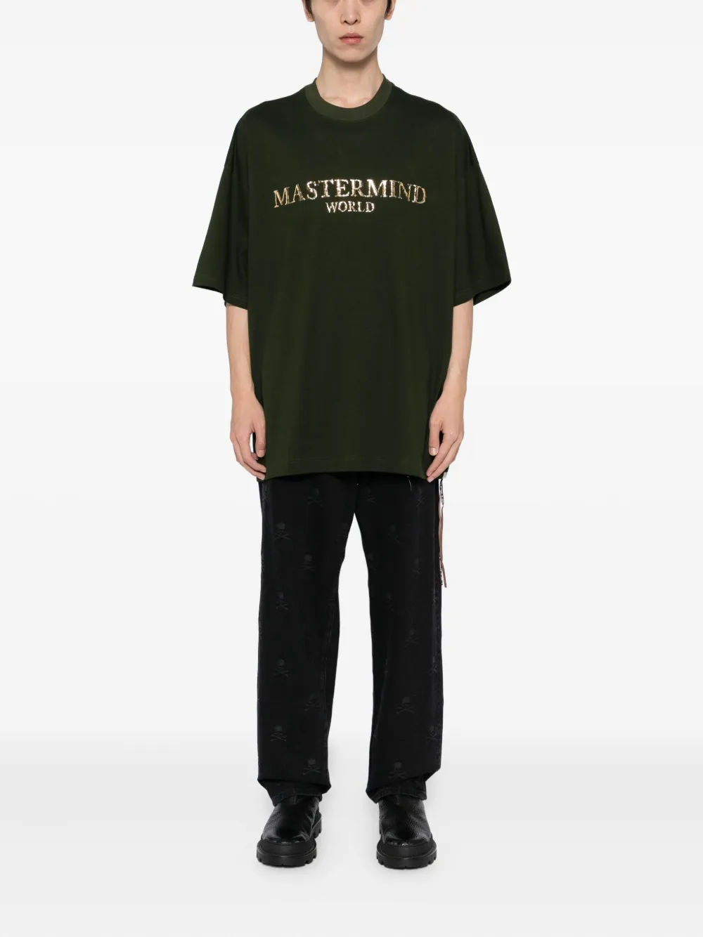 Mastermind World T-shirt met logoprint - Groen