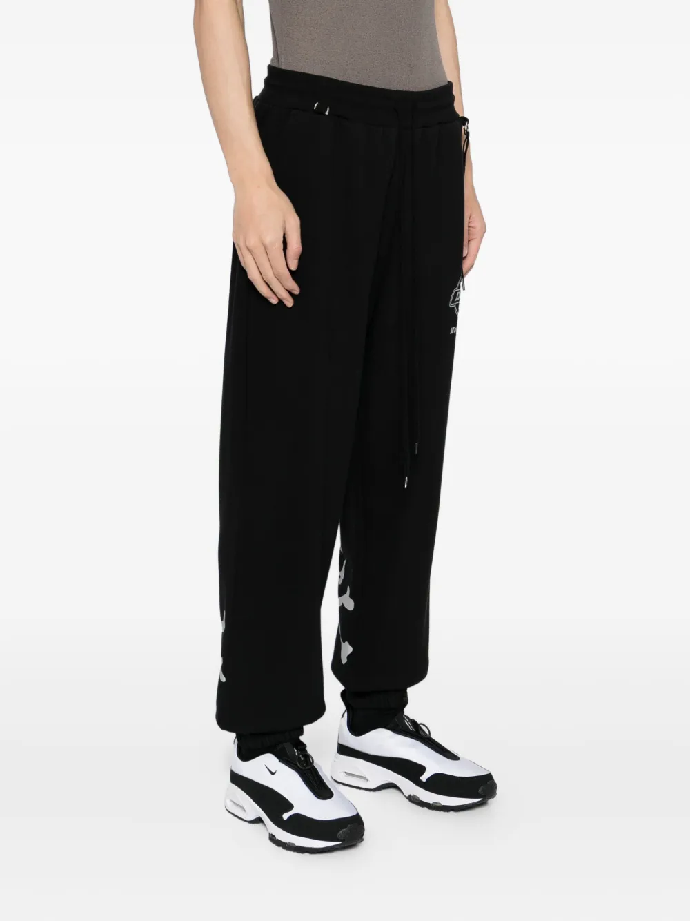 Mastermind Japan x Dickies broek met logoprint Zwart