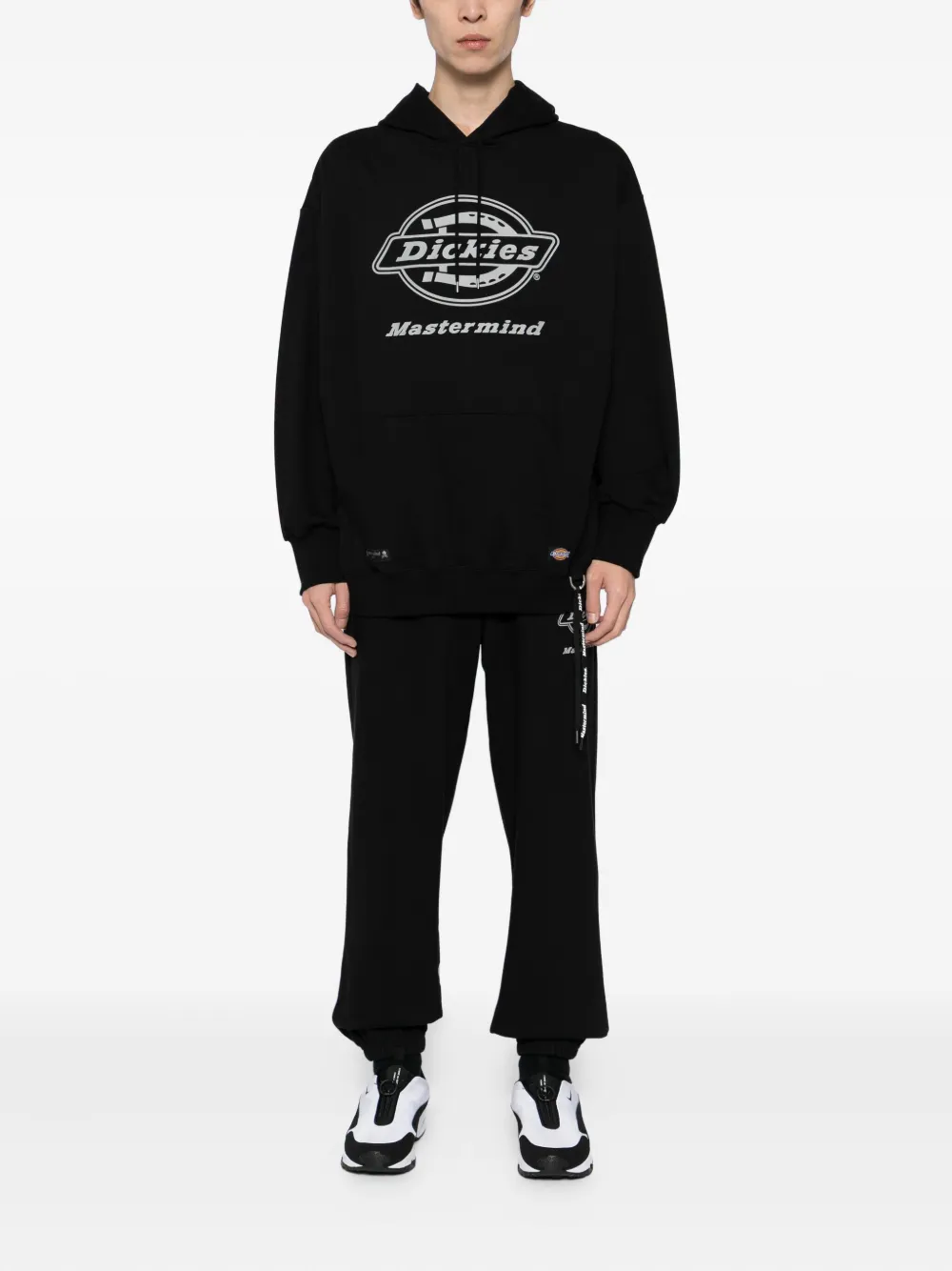 Mastermind Japan x Dickies broek met logoprint - Zwart