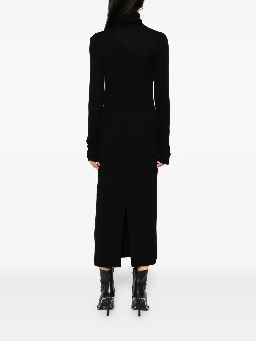 Thom Krom Jurk met lange mouwen Zwart