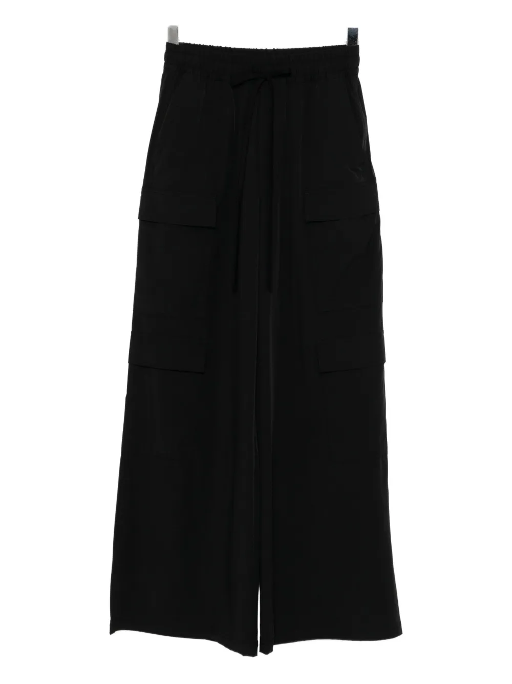 Thom Krom Elasticated-waistband Trousers In Black