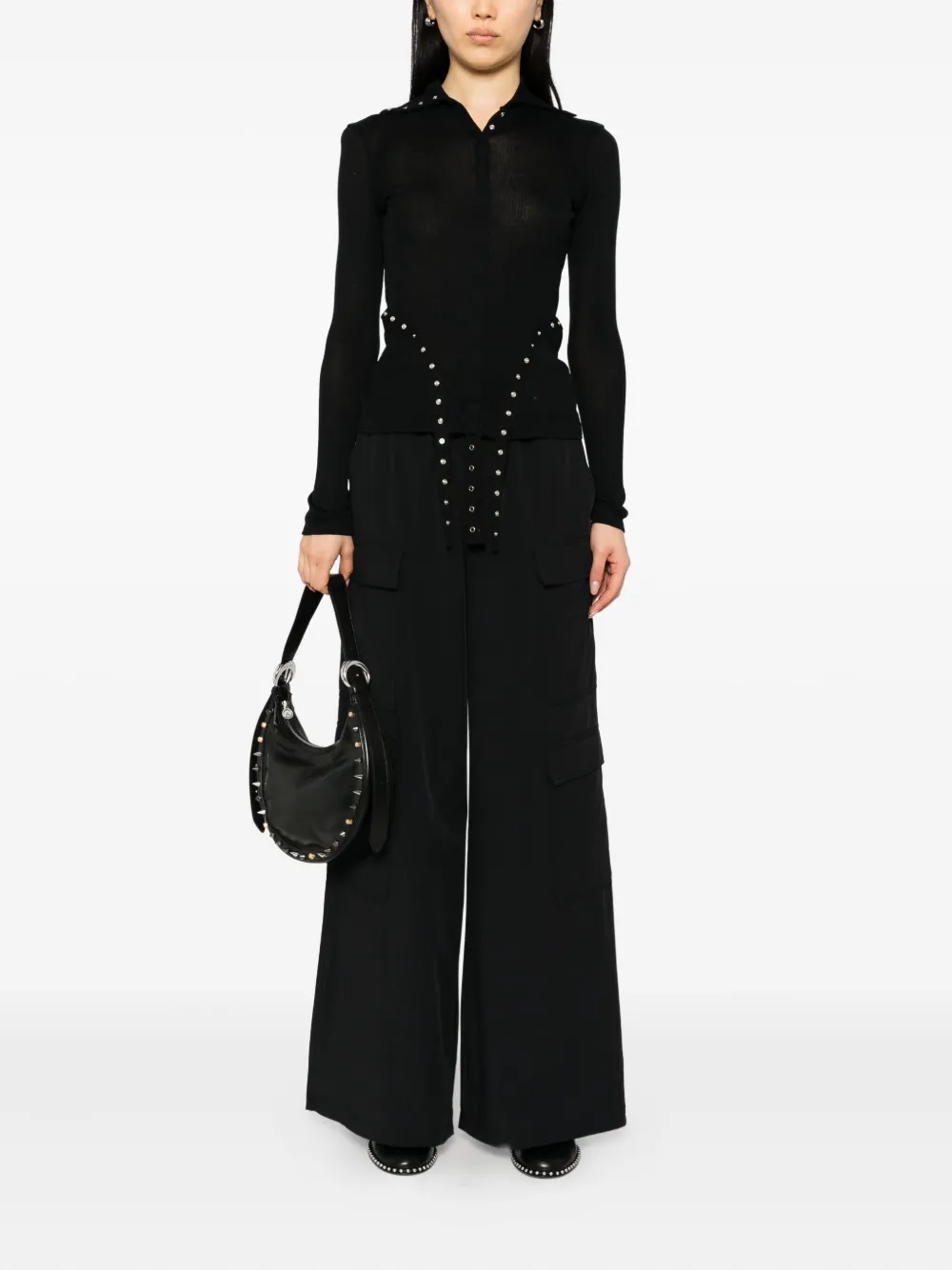 Thom Krom Elasticated-waistband Trousers In Black