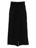 Thom Krom elasticated-waistband trousers - Black