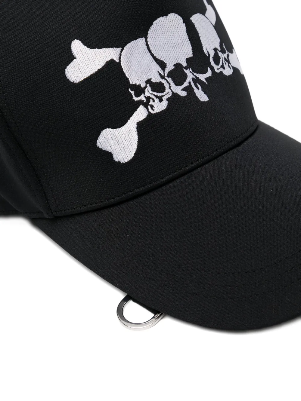 Mastermind Japan Pet met geborduurd logo Zwart