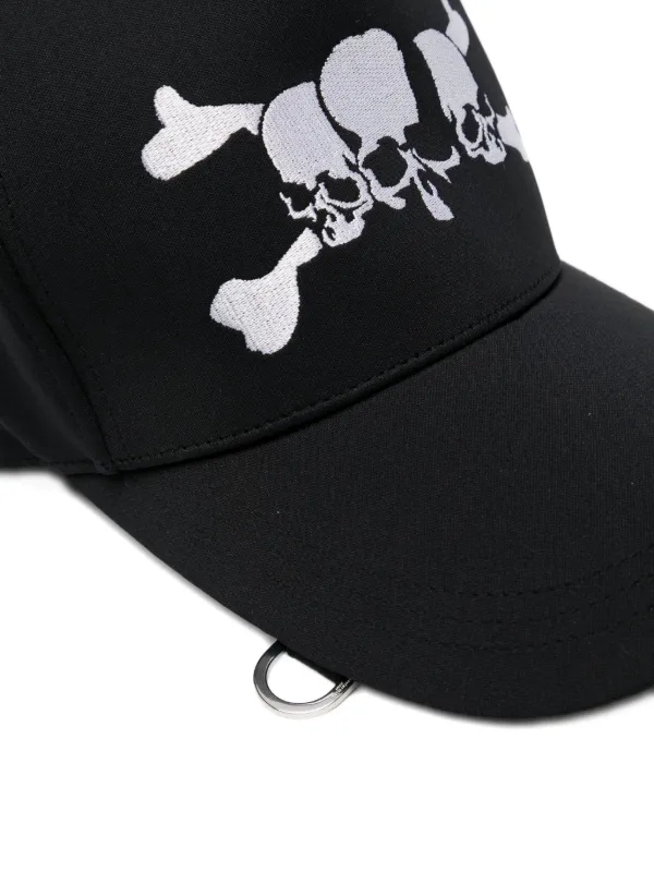 mastermind JAPAN スカルロゴキャップ USED美品 サイズ：L Mastermind Japan logo-embroidered Cap | Black | FARFETCH