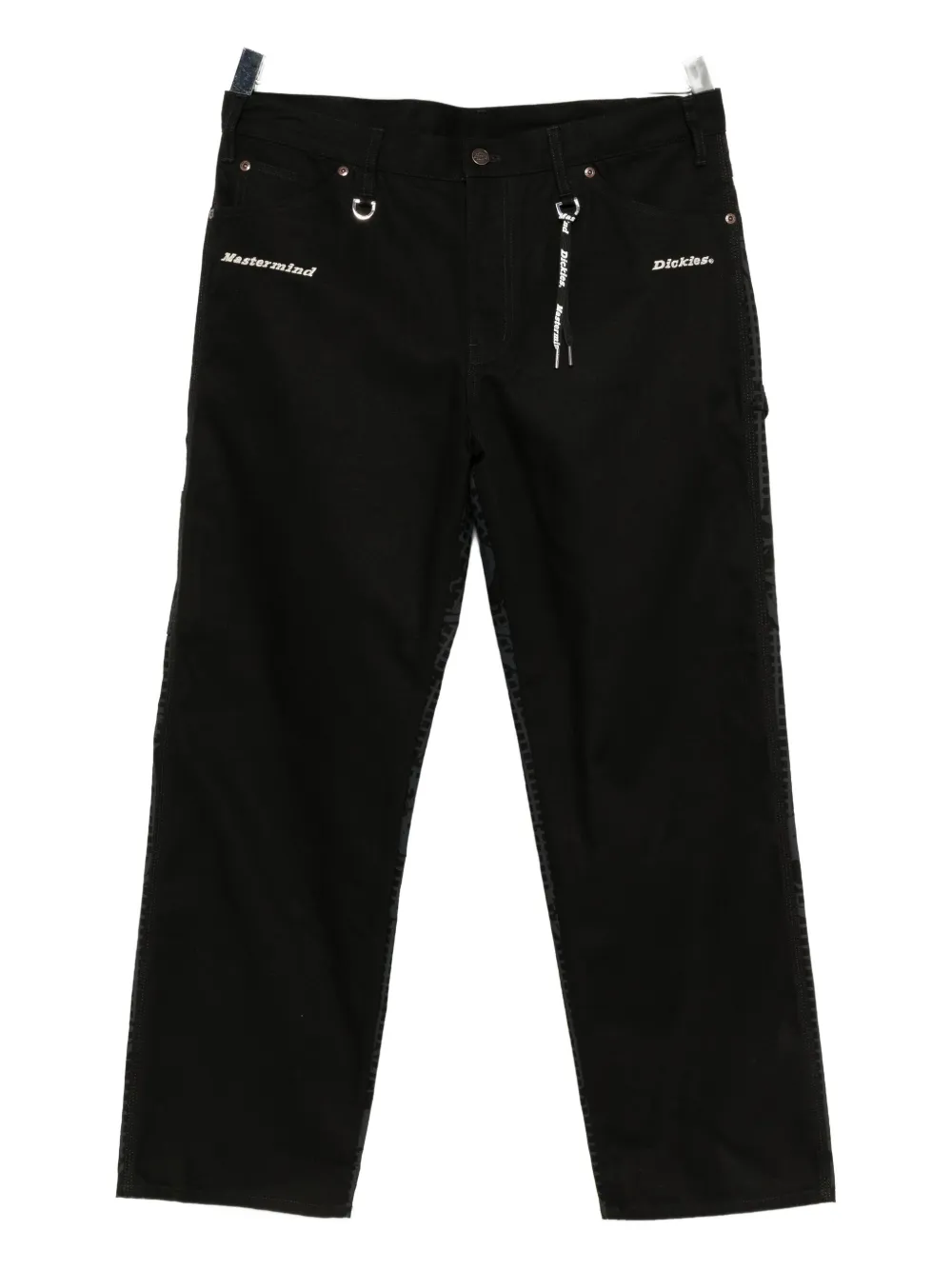 Mastermind Japan X Dickies Graphic-print Trousers In Black