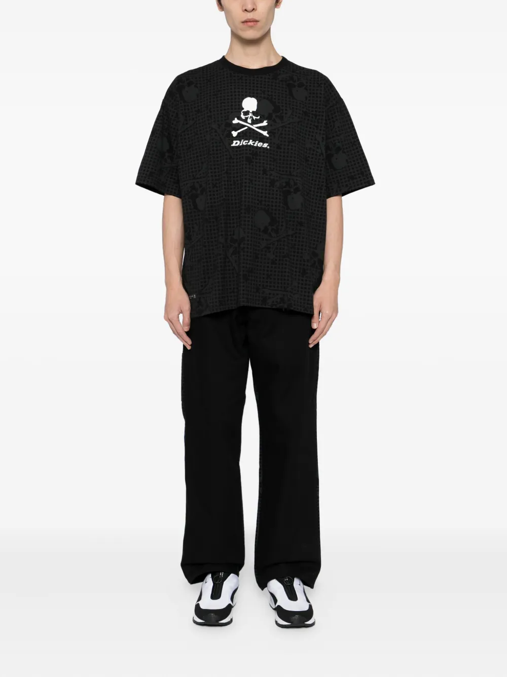 Mastermind Japan x Dickies broek met grafische print - Zwart