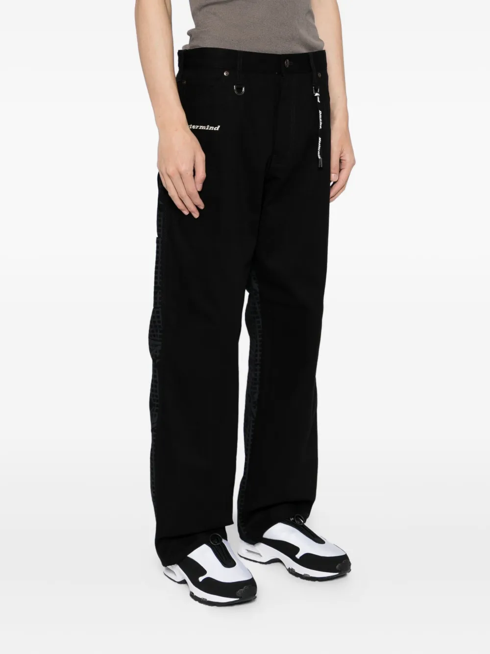 Mastermind Japan X Dickies Graphic-print Trousers In Black