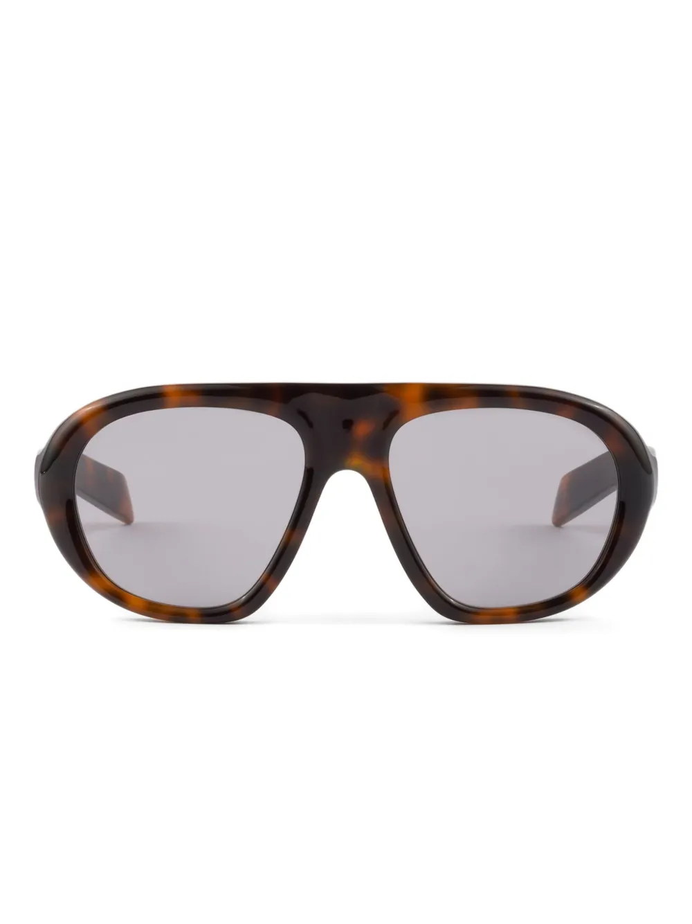 Prada Eyewear Zonnebril met piloten montuur Bruin