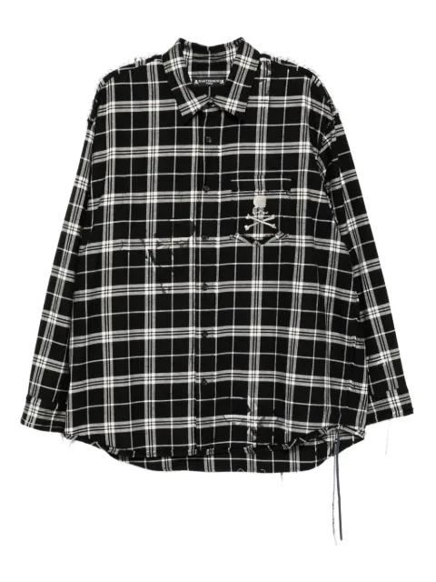 Mastermind World logo-embroidered shirt