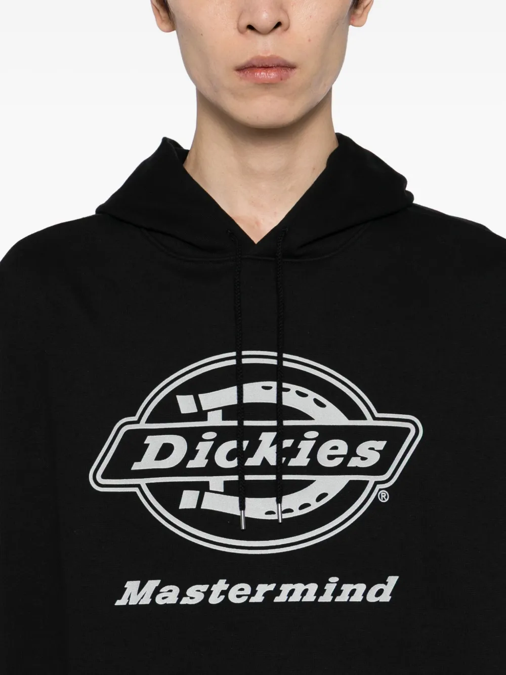 Mastermind Japan x Dickies hoodie met logoprint Zwart