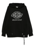 Mastermind Japan x Dickies logo-print hoodie - Black