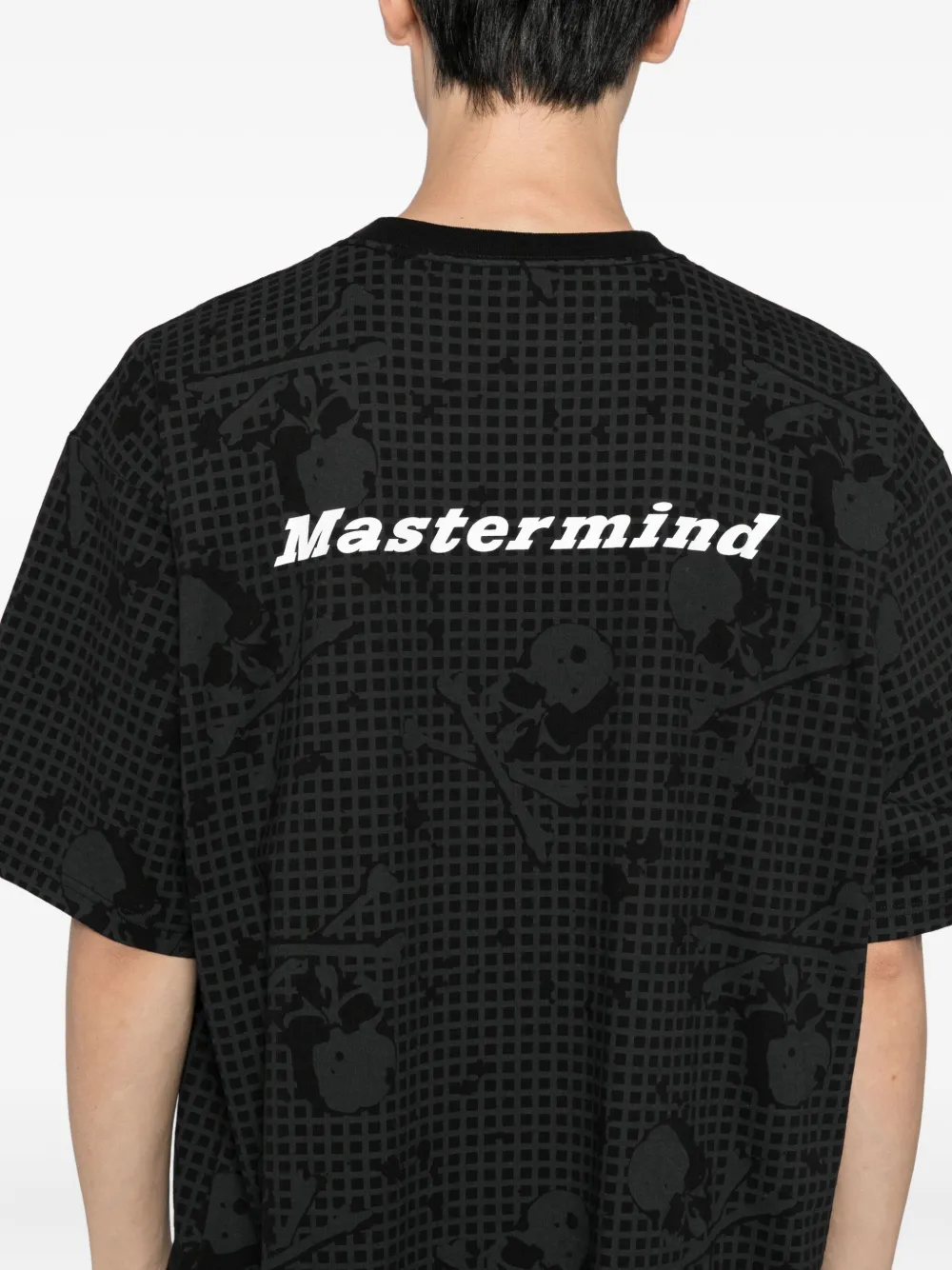 Mastermind Japan x Dickies T-shirt met logoprint Zwart