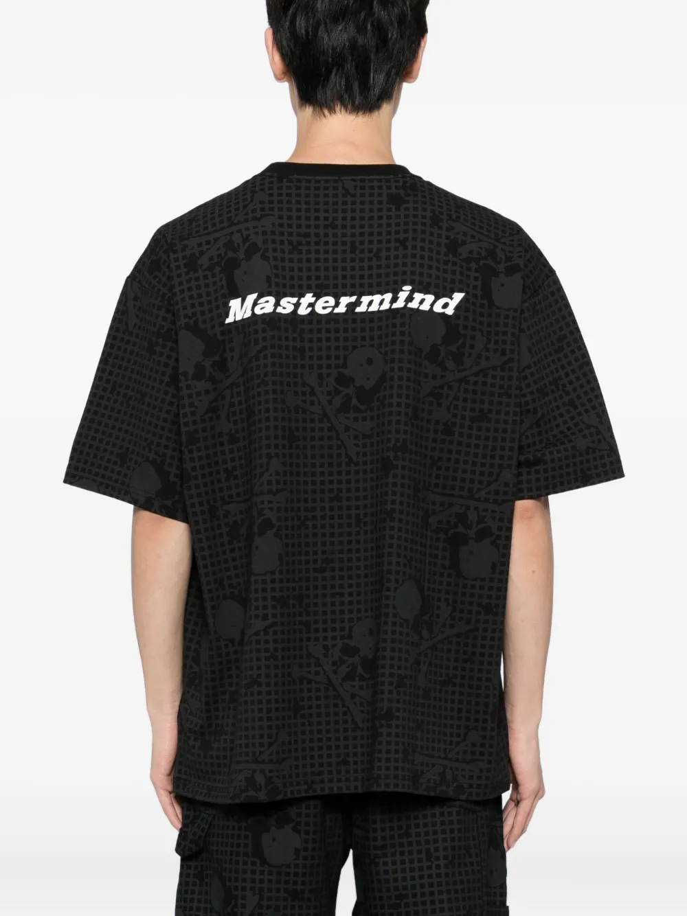 Mastermind Japan x Dickies T-shirt met logoprint Zwart
